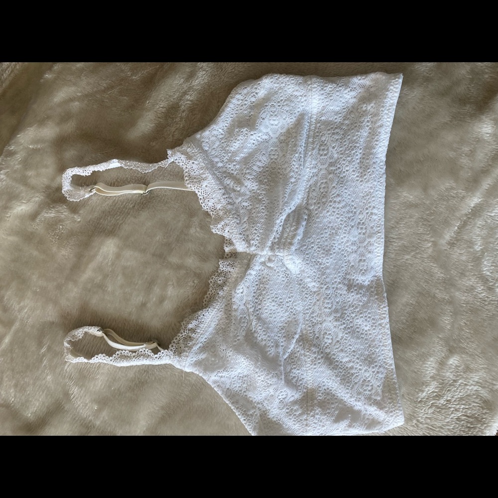 White bralette